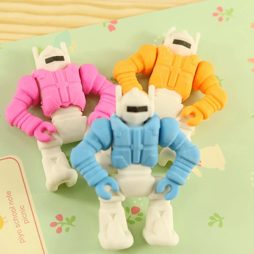 Мультяшный робот, ластик для школьников, канцтовары, детская награда, рождественский подарок, подарок на день рождения