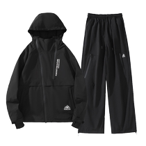 23 new ski suit womens Korean veneer double board windproof and waterproof and warm clamping cotton outdoor ski suit pants women suit