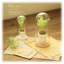 Customized baby newborn baby fetal hair preservation bottle umbilical cord collection deciduous tooth storage glass cover miniature lily of the valley