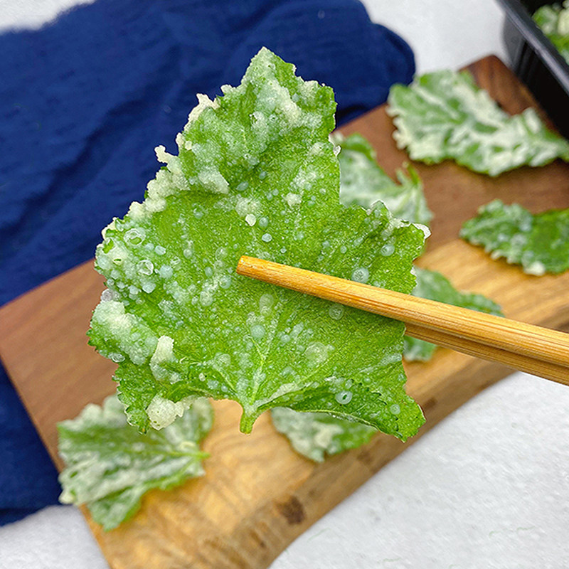 裹粉翠叶油炸桑叶!香酥脆嫩到停不下来!速冻食品界的隐藏王者!-蔬菜类预制菜-淘宝好物网