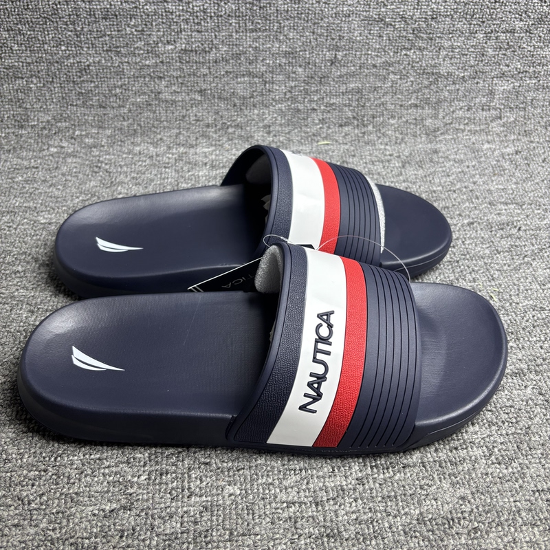 Large Size Welfare Export Nautica Slip-On Men's Slippers, Soft Sole, Washable Beach Slippers, Flat Slippers Large Size Welfare Export Nautica Slip-On Men's Slippers, Soft Sole, Washable Beach Slippers, Flat Slippers