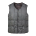 Áo vest trung niên nam trung niên ấm áp áo cotton mùa thu và mùa đông áo vest cotton cũ cộng với áo vest nhung bố ao ghi le Áo vest cotton