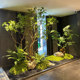 Artificial flower tree decoration bionic green plant landscaping combination