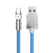 CoBixing Type-c data cable 120W fast charging 6A zinc alloy head suitable for Huawei p40 charging cable tpyec5A elbow mate50 thick and lengthened typye