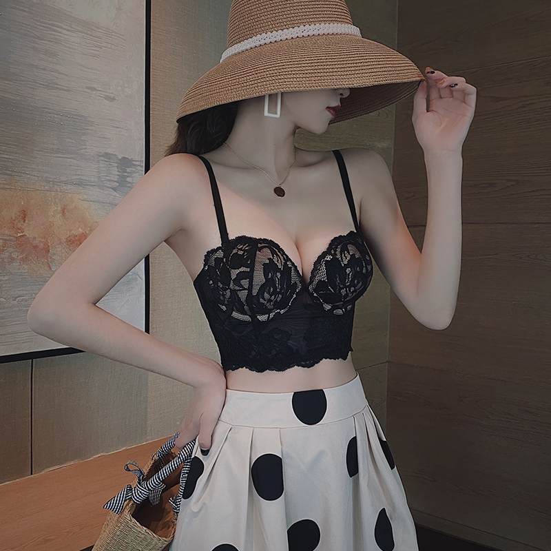 Push-Up Bra for Summer, Beautiful Back, Soft Underwire Bra, Gathers Side Breasts, Prevents Sagging, Makes Small Breasts Look Bigger, Lace Sexy Bra for Women