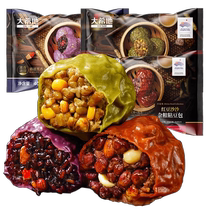 (Choose 6 pieces from 129) Dahidi Sticky Bean Buns Whole Grain Meal Replacement Low-Fat No-Saccharin 3 Flavors Breakfast 400g