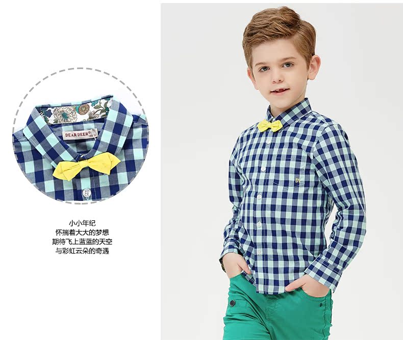 Chemise garcon DEAR DEER à manche longue - Ref 2076528 Image 18