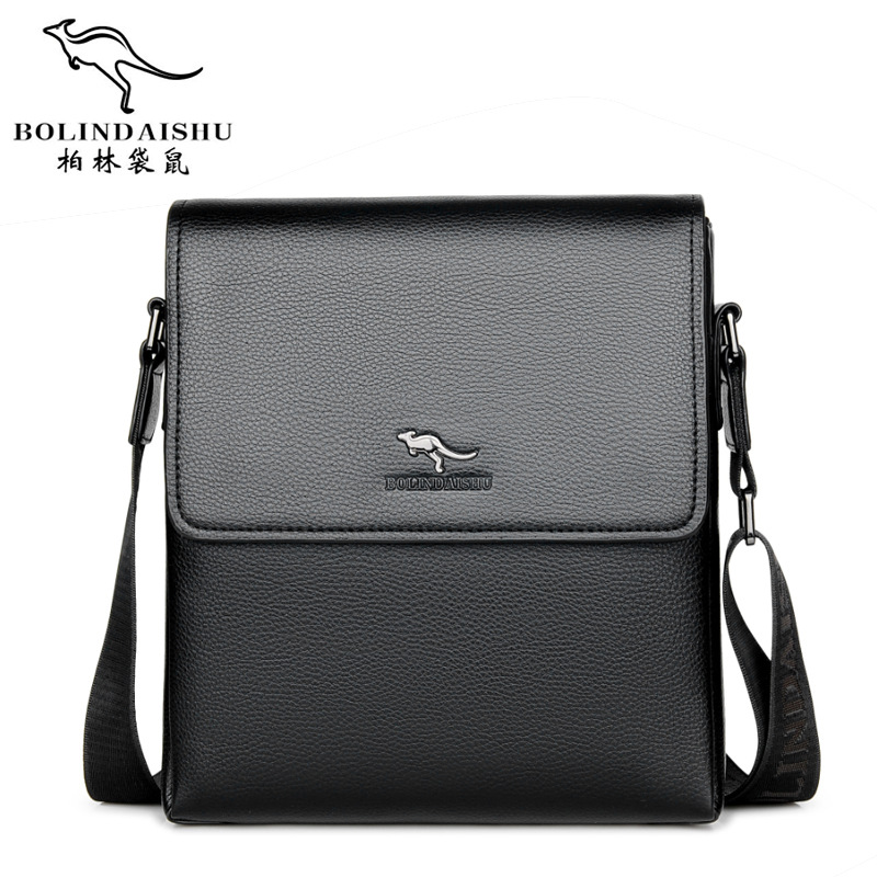 Berlin Kangaroo Chest Bag Men's Casual Men's Shoulder Bag Korean Style Men's Bag Chest Messenger Bag Trendy Backpack Men's Cross-border - Taobao