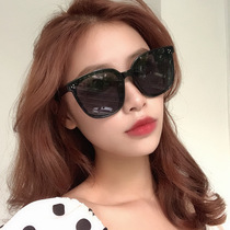 2019 New Box Vintage sunglasses black three-nail decorative sunglasses anti-ultraviolet polarized driving mirror
