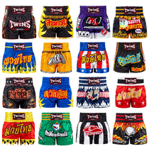 New Thai imported twins Muay Thai fighting fighting mens and womens professional Sanda training competition boxing shorts