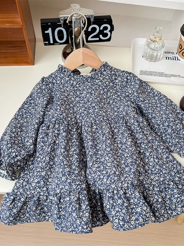 Комплект, детский кардиган, осенняя юбка для девочек, в западном стиле, детская одежда