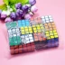 Puzzle Rubiks Cube Keychain Mini Thứ tự thứ ba Mặt dây chuyền khối Rubik Đồ chơi giáo dục Trẻ em Dễ dàng mang theo một đô la Cửa hàng bách hóa nhỏ - Micrô