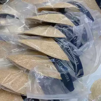 Japan Lafite straw hat female summer new beach empty top sunshade hat sunscreen anti-UV sports sun hat