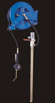 Deok factory direct wall-mounted pneumatic dilute oil filling system DOK-2992 with electronic flow quantity gun