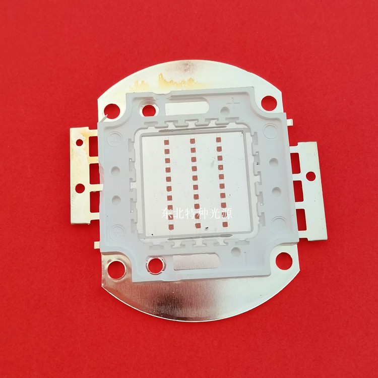 30W 大功率LED红光灯芯 620-625nm 红色美容仪 光子理疗仪灯珠