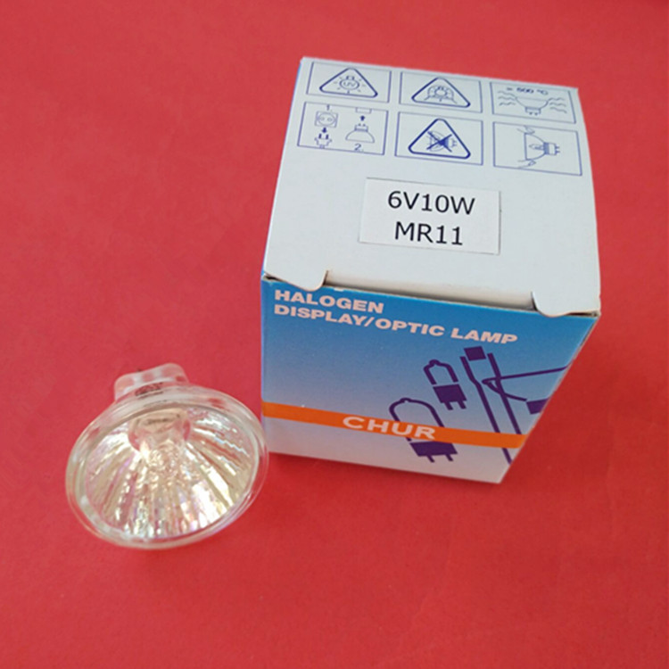 6V10W MR11 格面 带盖 光学仪器灯杯 卤钨灯杯