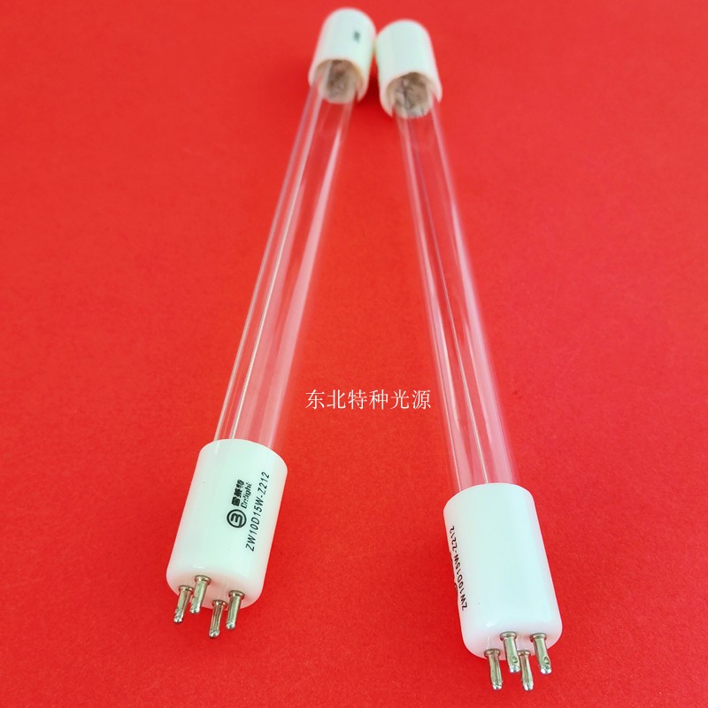 正品雪莱特水处理灯管 ZW10D15W-Z212 10W 254nm实验室灯管