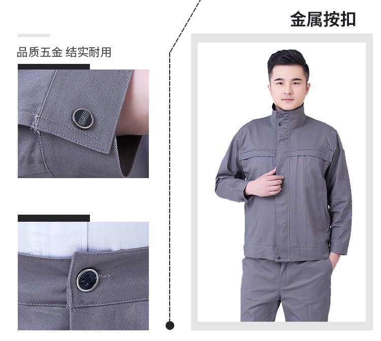 Quần yếm dài tay mùa xuân và mùa thu phù hợp với áo khoác hàn điện hóa chất mỏ than hóa dầu đồ bộ kiểu mới