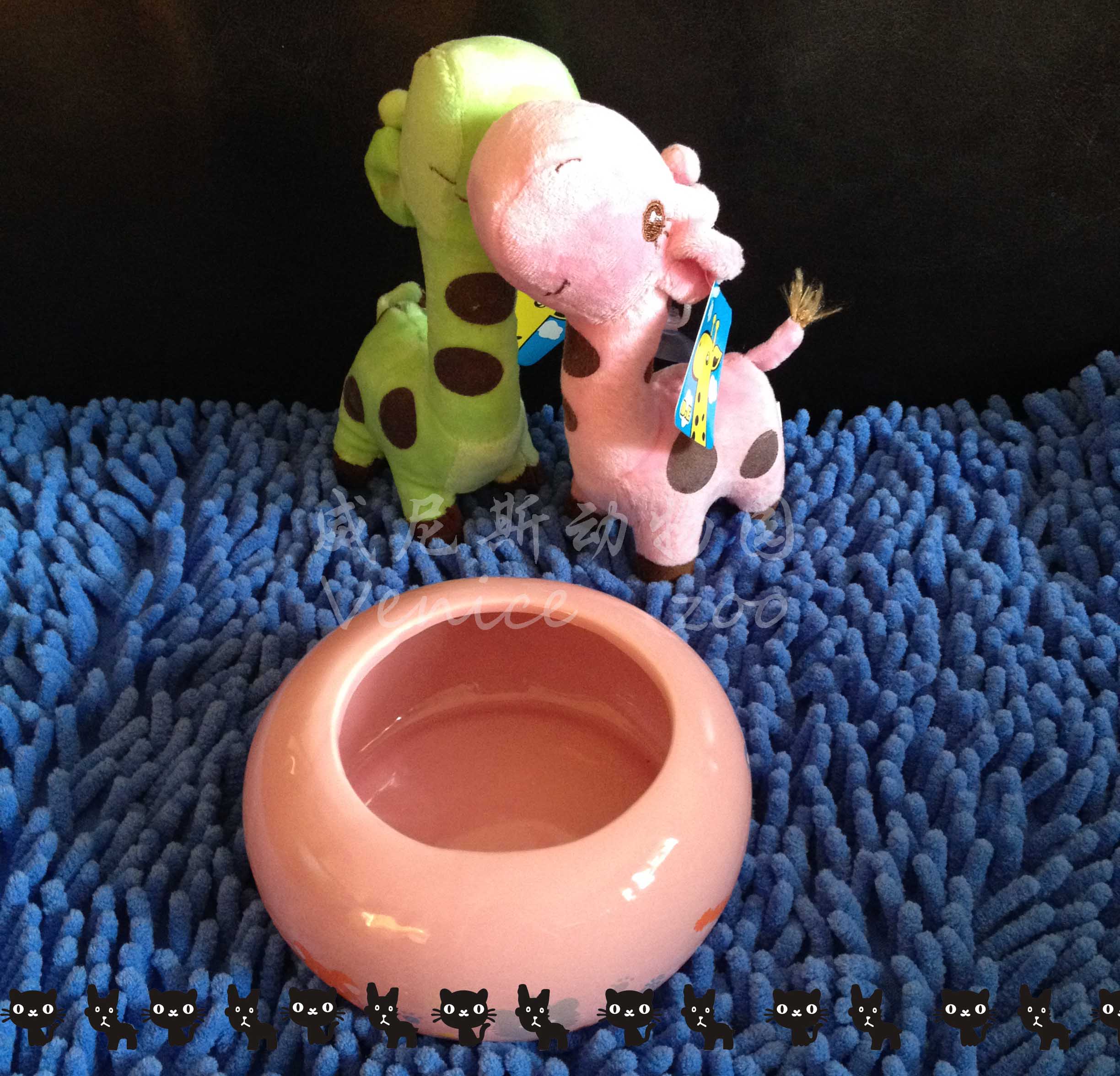 (full 88) sundogsdegree round bowl anti-splash and splash-basin rabbit dragon cat ferret ceramic