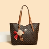 袋鼠 Вместительная и большая сумка через плечо, сумка на одно плечо, из натуральной кожи, изысканный стиль, в западном стиле