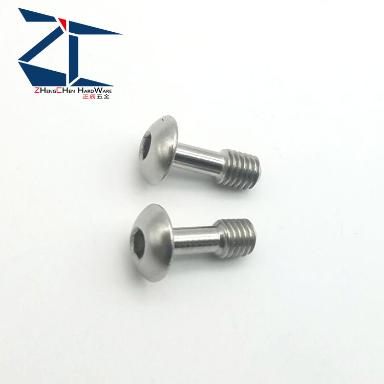 Stainless Steel Grinding Mushroom Head Inner Hexagon Without Shedding Screw Cover Bolt CBBT6-12