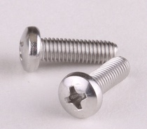 304 Stainless steel cross round head machine wire semi-round head cross 4#-40*3 16
