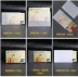 Bộ thẻ của tài liệu thiết lập tùy chỉnh bộ thẻ ngân hàng in ấn BIỂU TƯỢNG tùy chỉnh xe buýt trong suốt PVC ID bảo vệ thẻ Hộp đựng thẻ
