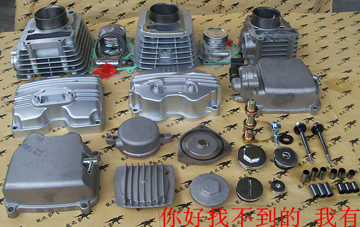 GY6-125 Fuxi Joyful Charm CF250 Tianjian Xun Eagle Retrofit Bush Cylinder Cylinder positioning pin with oil viewing hole lid