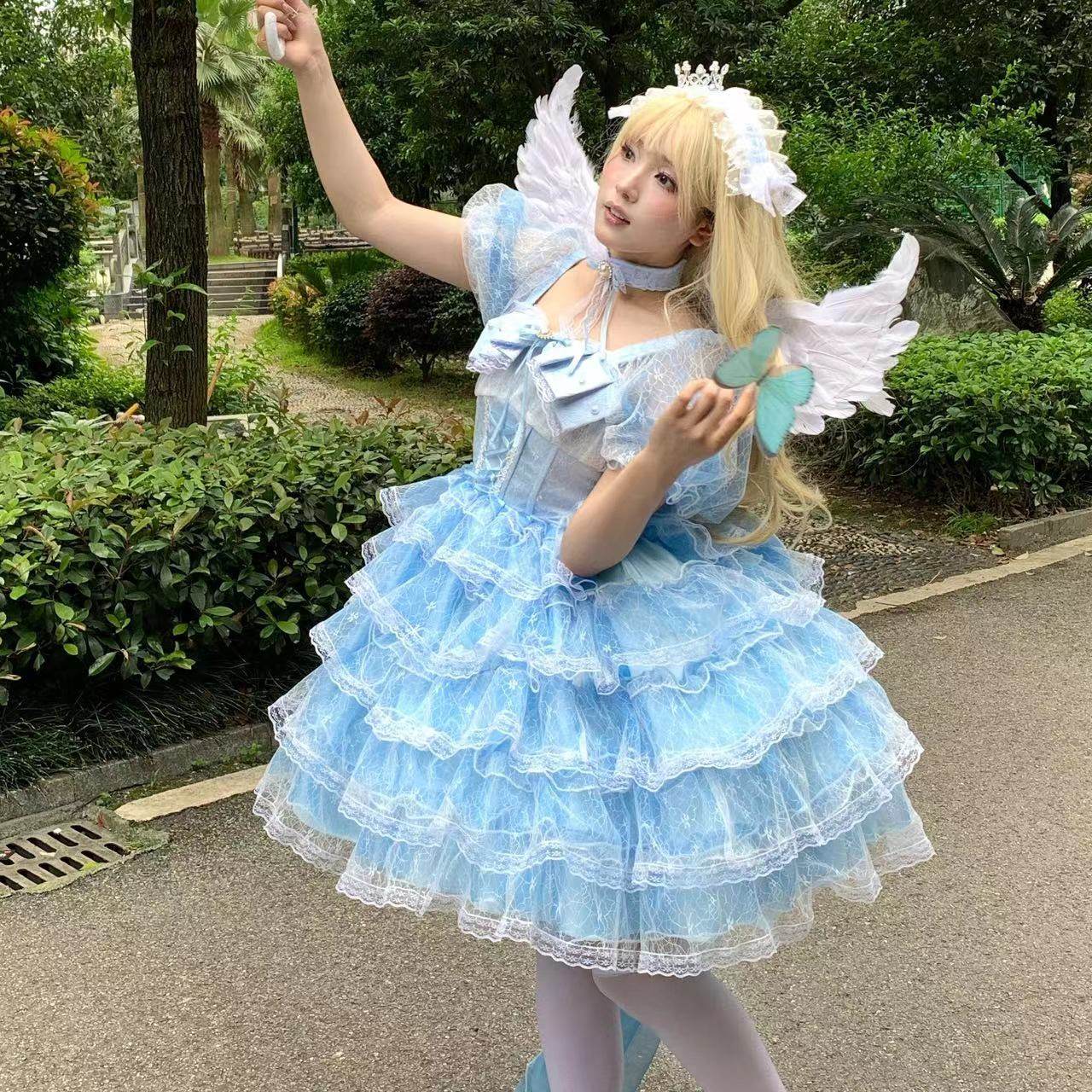 宝藏级白日梦私语原创!十三区轻花嫁Lolita现货,大码女孩也能美哭!👗 -lolita-淘宝好物网