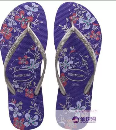 Домашний spot! Американские Havaianas Havana SLIM резиновая подошва женские сланцы на плоской подошве 2 цвета