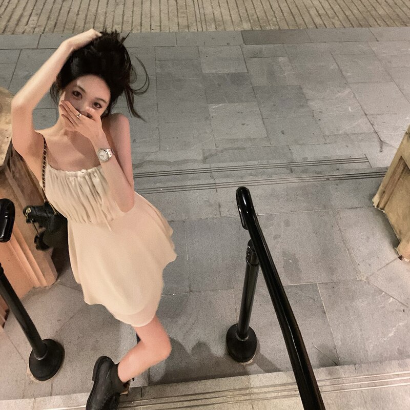 Joyinglimit 【In Stock】New Year Gentle Strap Dress for Women, High-End Waist-Cinching Strap Dress Joyinglimit 【In Stock】New Year Gentle Strap Dress for Women, High-End Waist-Cinching Strap Dress