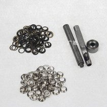 Gas eye tools 100 sets of copper gas eye metal buckles hollow rivet buckles steam eye gas eye buckles accessories set chicken eye buttons