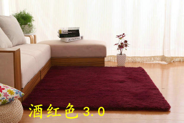 Đặc biệt cung cấp vận chuyển dày có thể giặt lụa tóc phòng khách phòng ngủ bàn cà phê cạnh giường cửa sổ bay thảm cửa mat cửa hàng đầy đủ có thể được tùy chỉnh thảm trải sàn