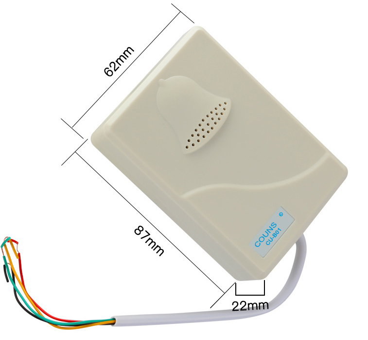 Four-wire 12V wired doorbell access control doorbell without battery electronic doorbell