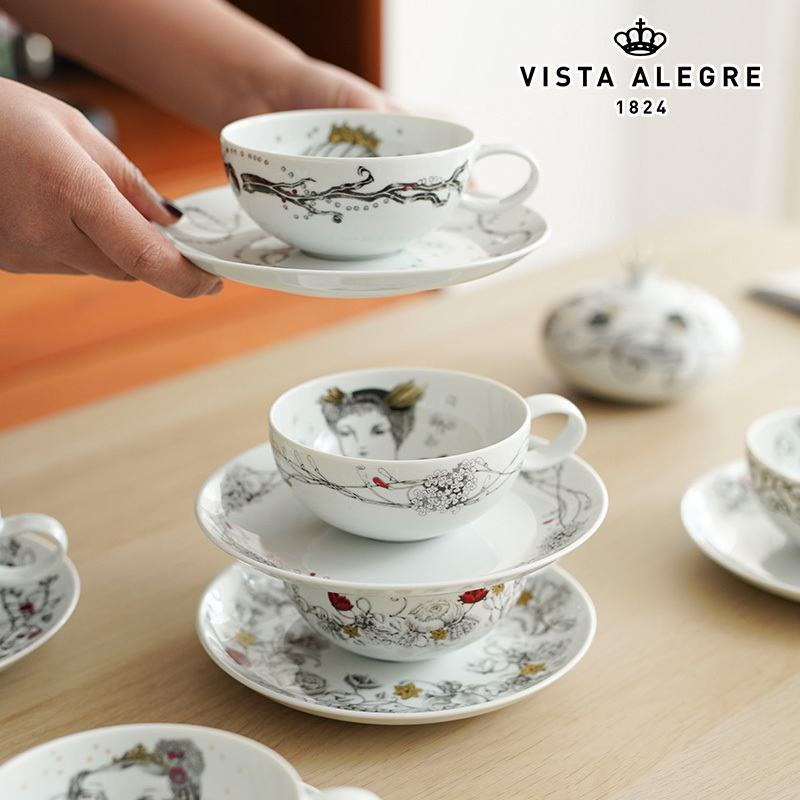 Vista Alegre Portugal Rainhas De Portugal Queen Series Tea Cup Saucer Teapot Flower Pot