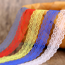 Colored lace lace lace accessories decorated clothes lace tablecloth couch with ribbon DIY handmade material