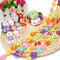 Embroidery small flower lace trim accessories Decorative clothes fabric Water-soluble lace handmade diy material accessories