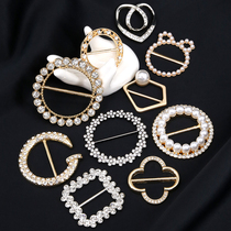 Pearl metal corner knit clothes clothes clothes clothes decoration button button button button ring