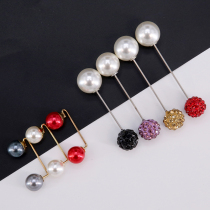 Anti-slip cuffs Pin buckle Word buckle Dark buckle Clothes coat Coat accessories Shawl button Pearl decorative buckle