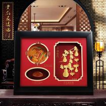 Nanjing Special Products Yun Jinyu Flower Stone Gold Leaf Gold Mausoleum Gold Mausoleum Three Treasure Characteristics Crafts Gifts of Old Foreign Gifts Abroad Gifts
