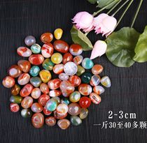 Nanjing Rain Flower Stone Natural Manau Raw Goose Pebble Stone Paving Fish Tank Five Colorful Small Stones Multi-Meat Flower Pot
