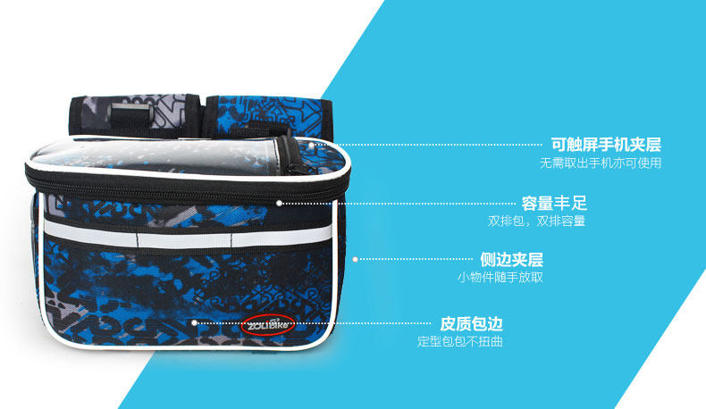 Sacoche pour vélo ZOLI - Ref 2216220 Image 7