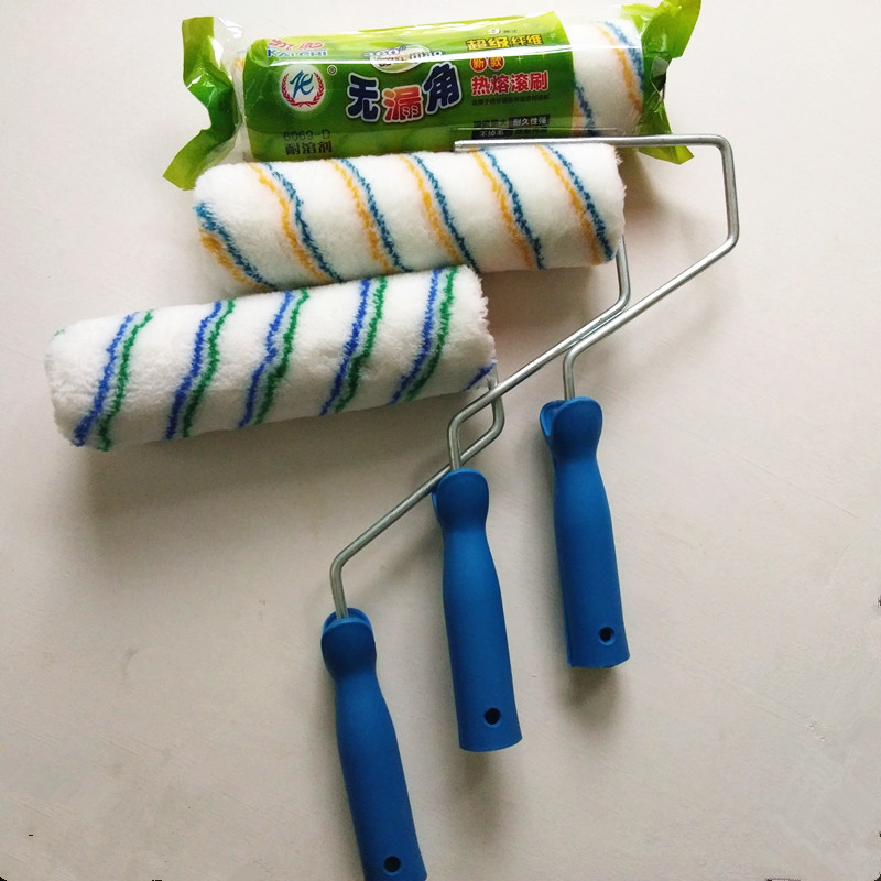 Latex paint roller brush 9 inch long hair no dead angle roller medium hair roller fine grain roller brush wall brush