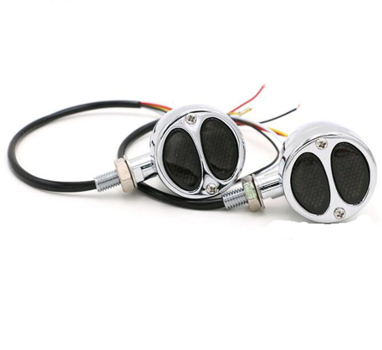 Phụ kiện xe máy Harley Cruise Prince xe hợp kim nhôm retro bật tín hiệu rẽ đèn lệnh điều chỉnh ánh sáng - Đèn xe máy den led xe may