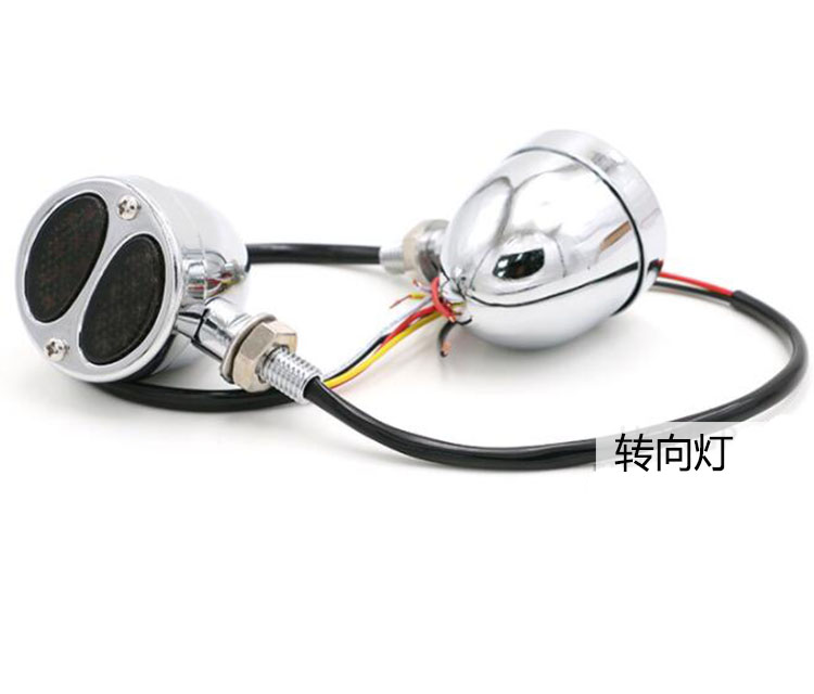 Phụ kiện xe máy Harley Cruise Prince xe hợp kim nhôm retro bật tín hiệu rẽ đèn lệnh điều chỉnh ánh sáng - Đèn xe máy den led xe may