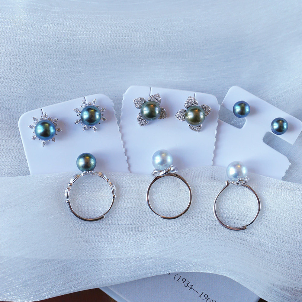 Saltwater Tahitian Cendolma Pearls Simple Yi Qing Lou