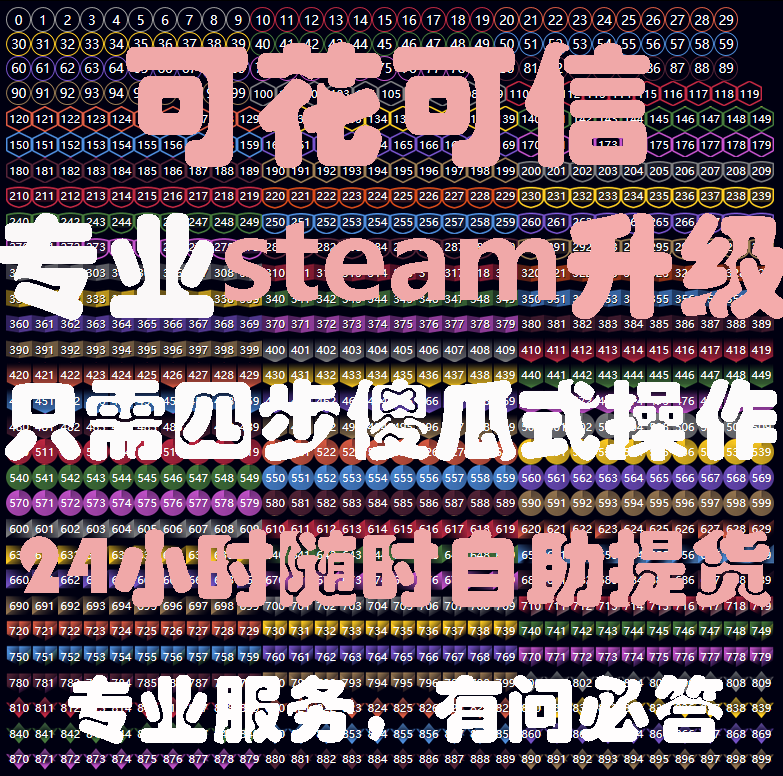 Steam升級等級steam升級steam等級社區美化集換式steam卡牌徽章