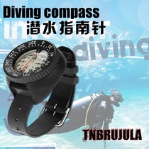 Diving compass watch High-end underwater compass Marine professional wristband compass Sinan