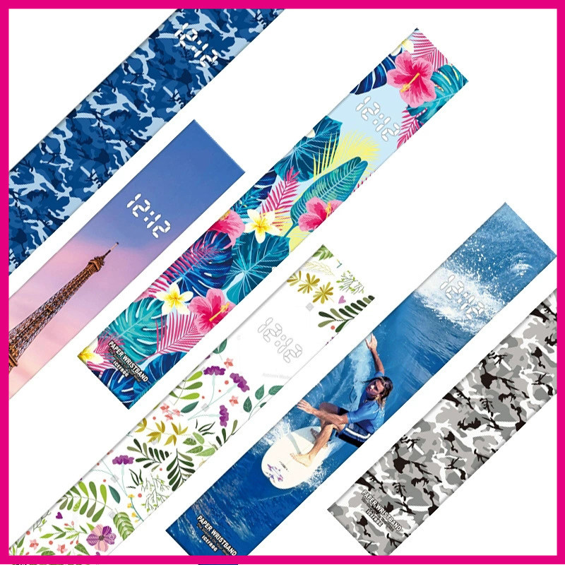 German paper watches creative students wear a lap PaperWatch DuPont shake-up custom gift corporate ads wear a ride