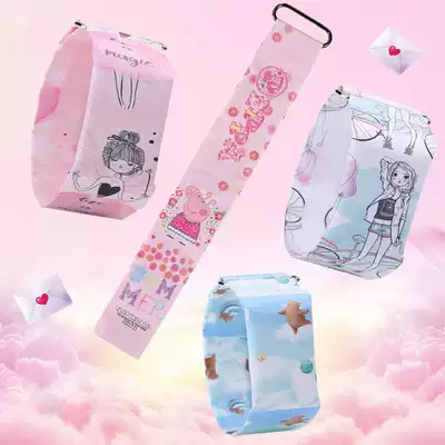 Aesthetic paper watch men waterproof luminous ins Super fire electronic watch Net Red Cherry Blossom Girl Heart Watch Net Red